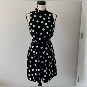 White House Black Market. Summer polka dot dress. Size 2